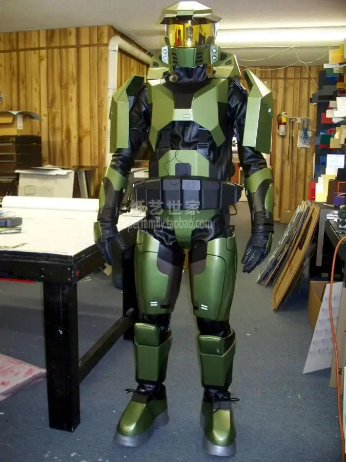 Halo 3 Mk V Body Armor 1: 1 носимая 3D бумажная модель