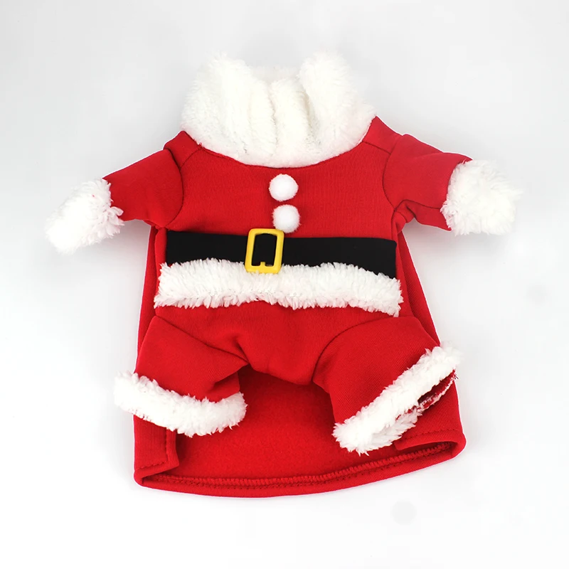 

Christmas Cat Clothes Winter Pet Clothes for Cats Costume Suit Warm Cat Coats Jacket Santa Claus Christmas Pet Apparel 40