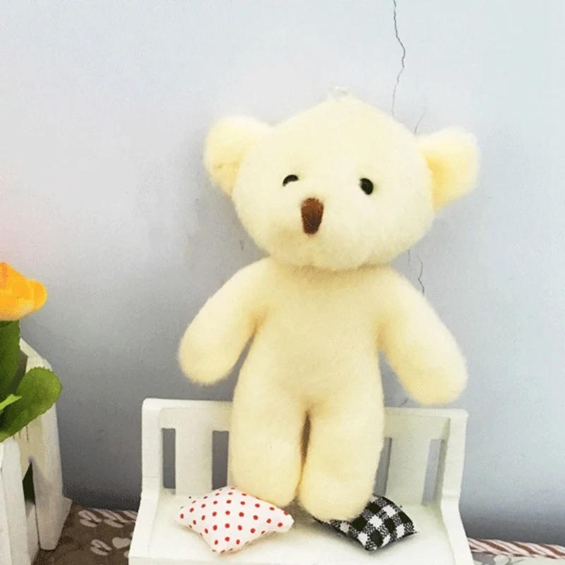 Милый мягкий плюшевый мишка DIY рождественские подарки куклы игрушки для