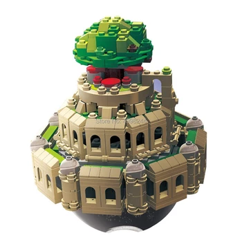 

xb05001 1179pcs creative moc series city castle in the sky building block Bricks Toy