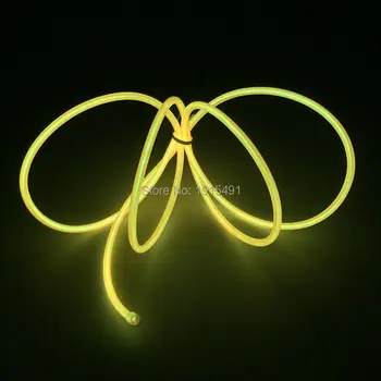 

3.2mm Blinking 10Color Choice EL Wire Rope Tube Flexible Neon Light Not Include EL Driver,For Toys Craft,Car Interior Decoration
