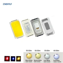 100 To 200PCS Full Color 5730 SMD LED White 3.0V 150ma 2700K 3000K 4000K 5000K 6000K 11000K Yellow Red 2.2V 40ma Blue 3V 40ma