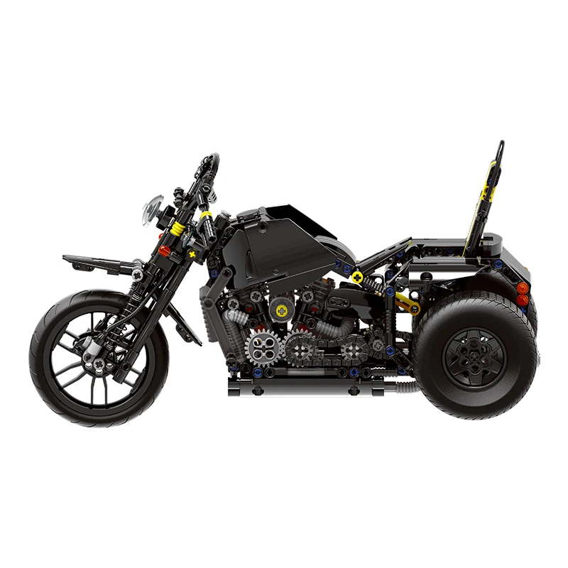 

XINGBAO Mechanical Series Motorcycle Compatible Building Blocks Assembling Model Toys Heavy Locomotive 03020 D22