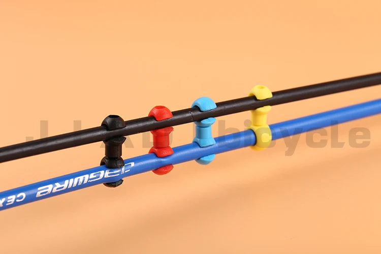 MUQZI 10 шт. тормозной кабель корпус наборы вывод линии трубопровода наручники формы зажимы пряжки для труб MTB дорожный велосипед оборудование аксессуары