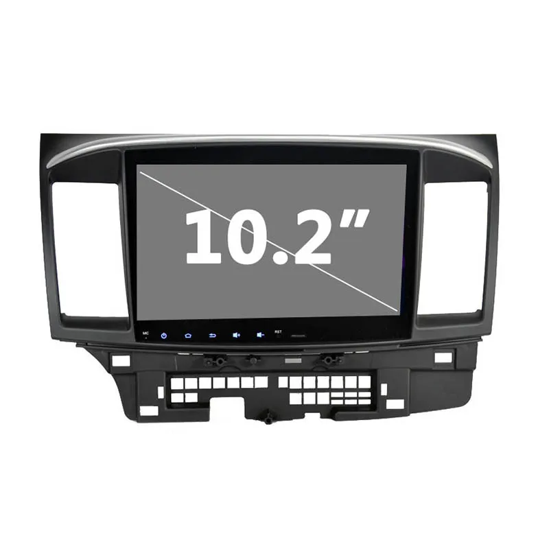 Top 10.2" Octa core px5 Android 8.0 car GPS radio player for mitsubishi Lancer EX Galant EVO with 4G RAM wifi 4g usb auto Multimedia 7