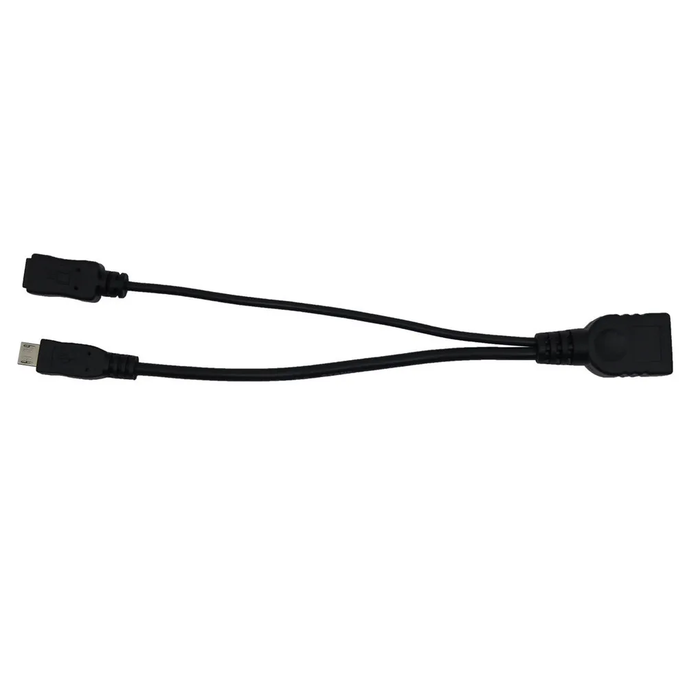 Micro USB мужчина к USB Женский хост OTG Кабель-Micro USB адаптер Y сплиттер с Micro USB Женский Кабель питания