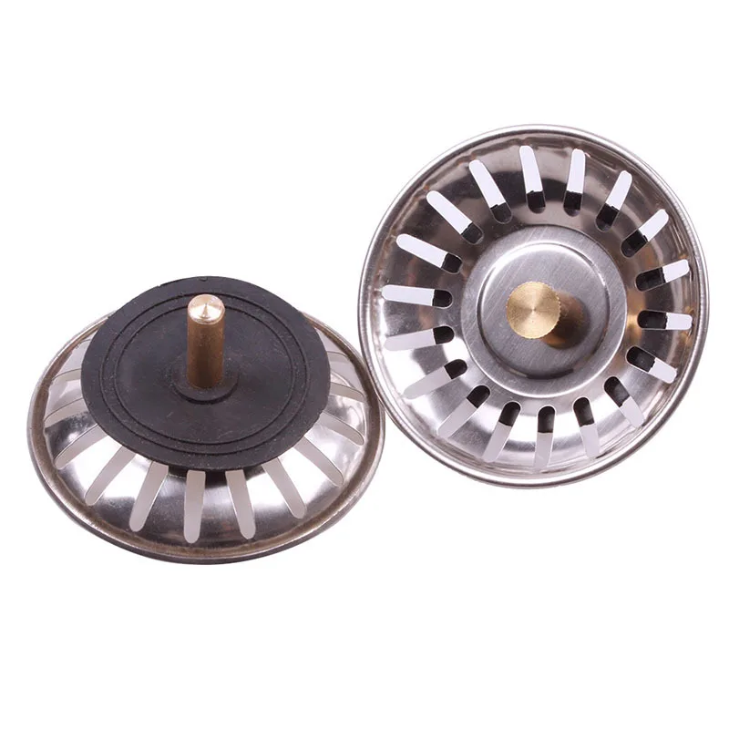 Kitchen Practical Stainless Steel Sink Strainer Waste Disposer Plug Drain Stopper Filter 23443 Stopper Aliexpress