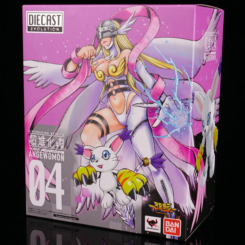 BANDAI Digimon monster Tailmon Hyperevolution Angewomon фигурка модель модификация деформируемая