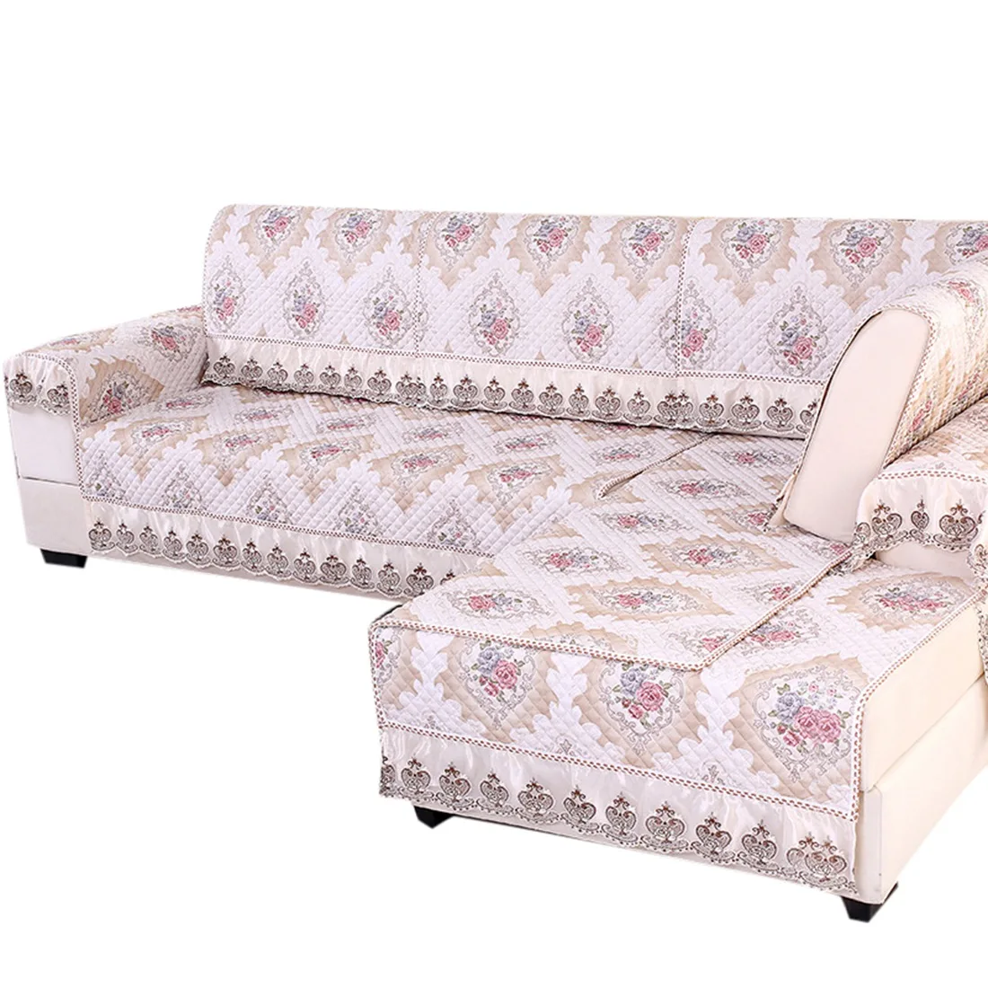 

Anti-dirty Sofa Cover All-inclusive Sectional Sofa Protector Non-slip Corner Sofa Towel Removable Seat Cushion Soft Pet Mat