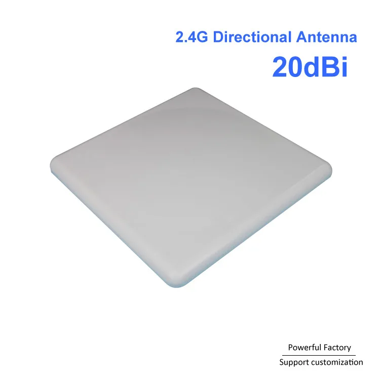 High Gain 20dBi 2.4ghz antenna outdoor flat oriented 2.4g antenna manufacturer in China 1PCS