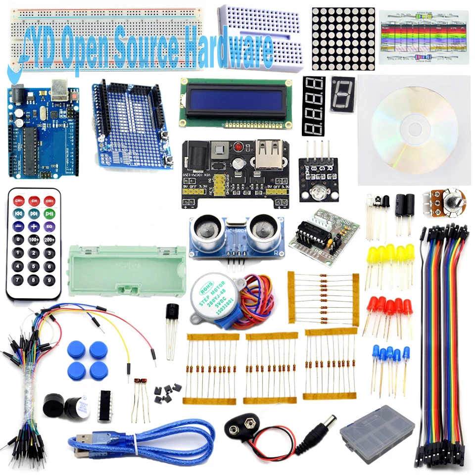 Новый Стартер для arduino комплект шаг мотор сервопривода 1602 ЖК дисплей