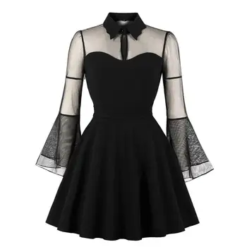 

Harajuku Dark Style Cosplay Spider Web Dress Goth Cosplay Costumes Halloween Stage Women Girl Fancy Dress Ship Drop