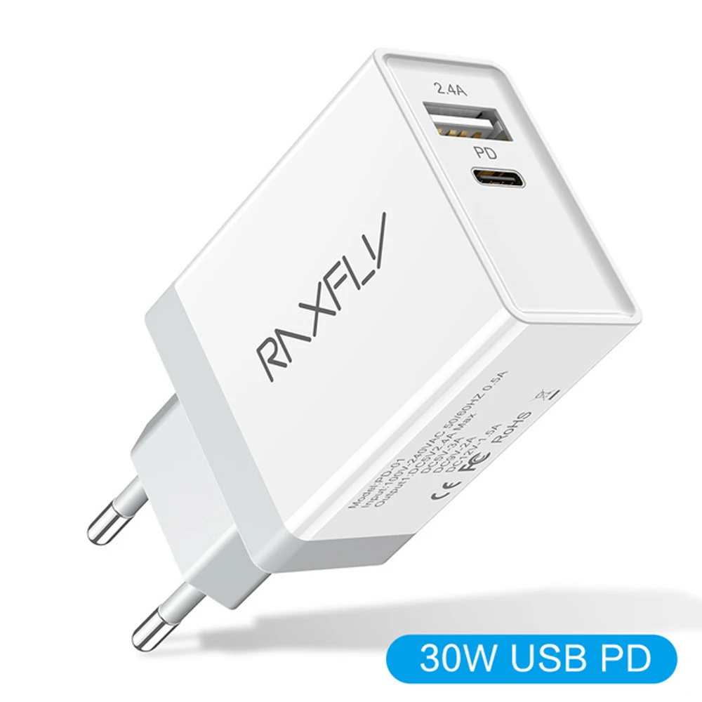USB Type c PD Charger For iPhone XS Max X XR Mobile Phone Quick Charger