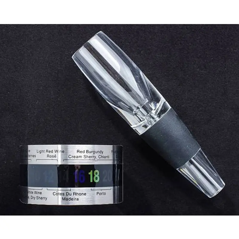 Термометр для вина из нержавеющей стали 4-26 ℃ сенсорный браслет с ЖК-дисплеем вечерние кухонные принадлежности