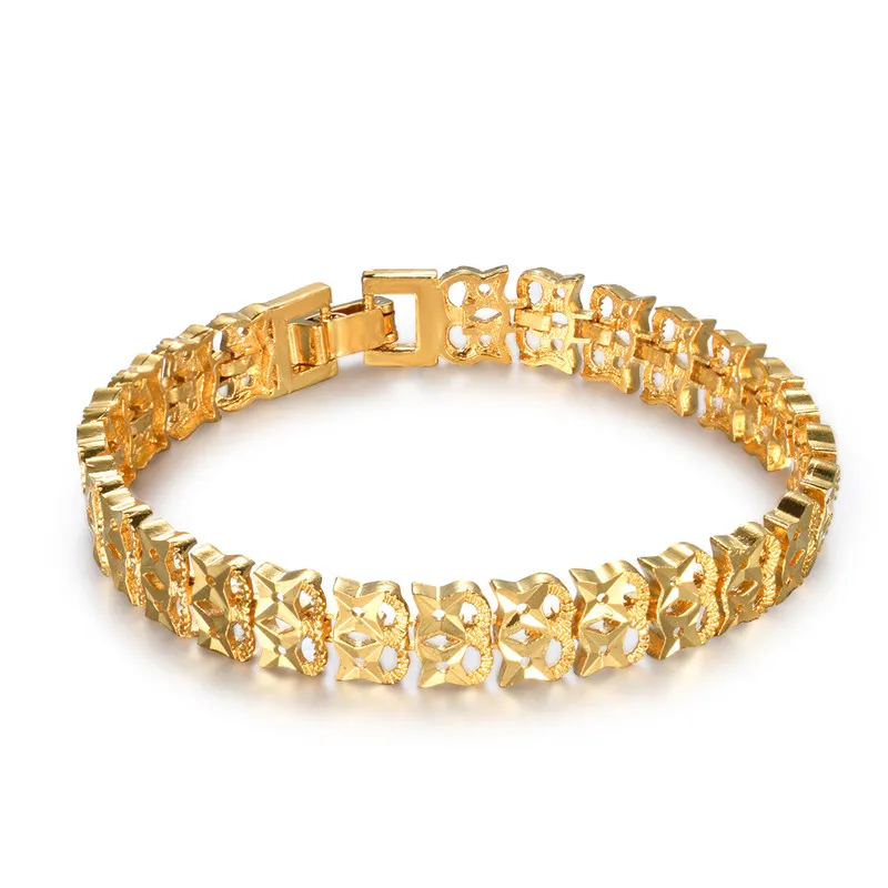 MOLIAM Stainless Steel Bracelets &amp Bangles for Women Men Unisex Gold-Color Link Chain Bracelet Punk Party Jewelry Gifts MLBL075 |