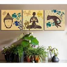 2017 Special Offer Hot Sale Yoga Museum Hang Painting India For Buddha Beauty And Health Decorative Mural Modern Living Room