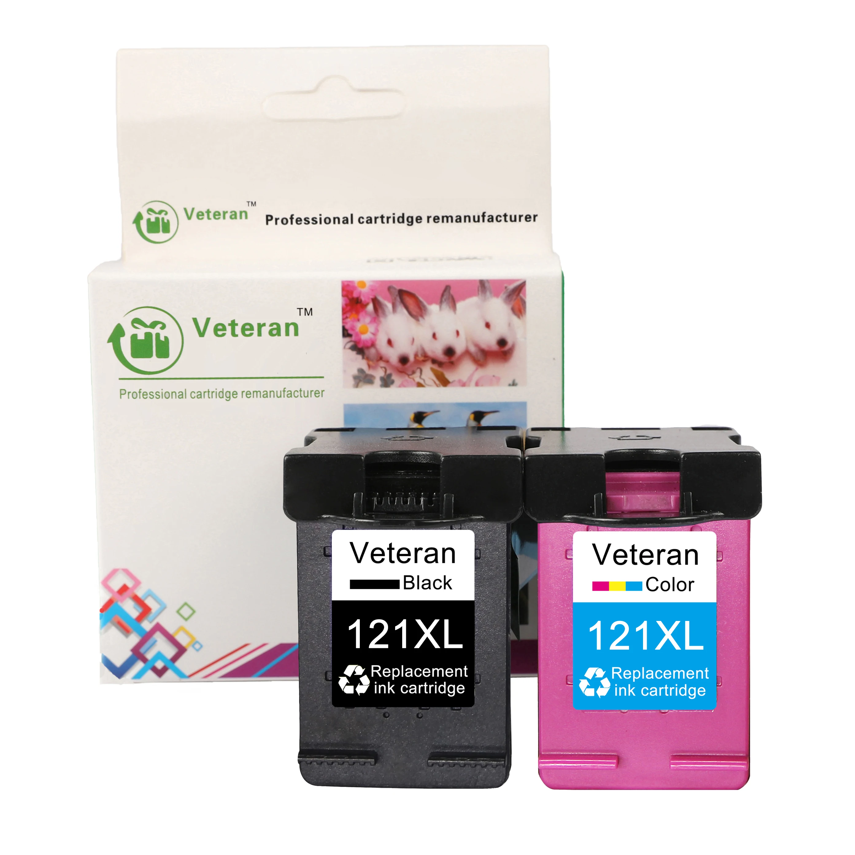 Ветеран re изготовлено 121XL замена картриджа для hp 121 XL картридж Deskjet D2563 F4283 F2423 F2483