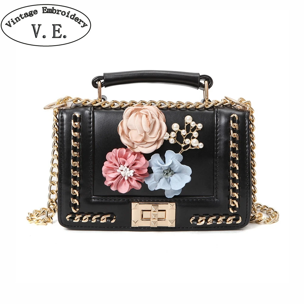 

Women Famous Brand Luxury Handbag New Designer Women Bags 2019 Crossbody Bag For Woman Chains PU Messenger Bag Sac Main Femme