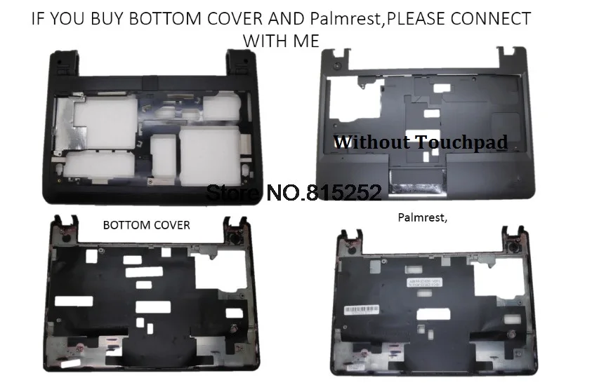 

Laptop Palmrest For Lenovo For Thinkpad Edge E145 E130 E135 4Y1208 00JT246 0C19255 Keyboard Bezel Upper Case 04W4345 Bottom Case