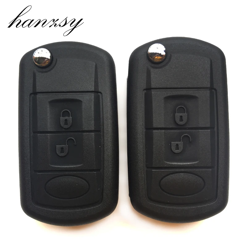 

3 Button Car Flip Remote Key Case For LAND ROVER Range Rover Sport LR3 Discovery Replacement Folding key blank Fob Uncut Blade
