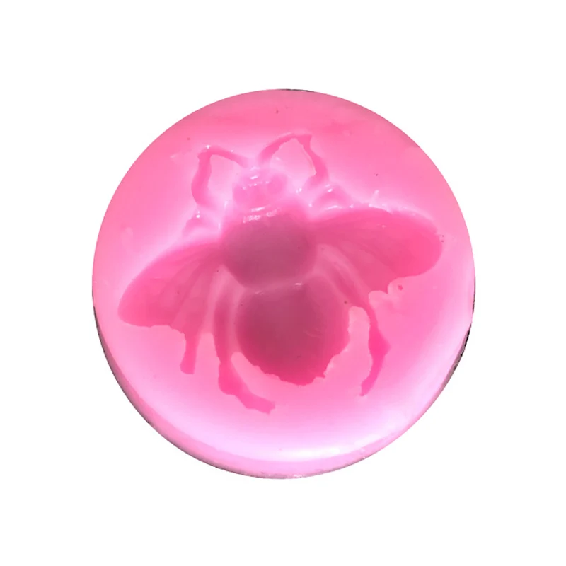 

Mayitr 3D Bee Mold Mini Creative Silicone Fondant Mold Chocolate Cookie Candy Fimo Clay Mould for Cake Decorating DIY Bakeware