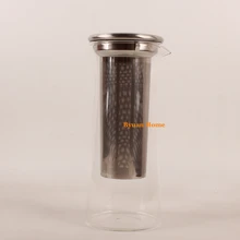 1 шт. byuan дома 600/1000 ml Портативный песочные часы капельная, для воды и льда Кофеварка холодной заварник холодной Кофеварка сетчатый фильтр из нержавеющей стали