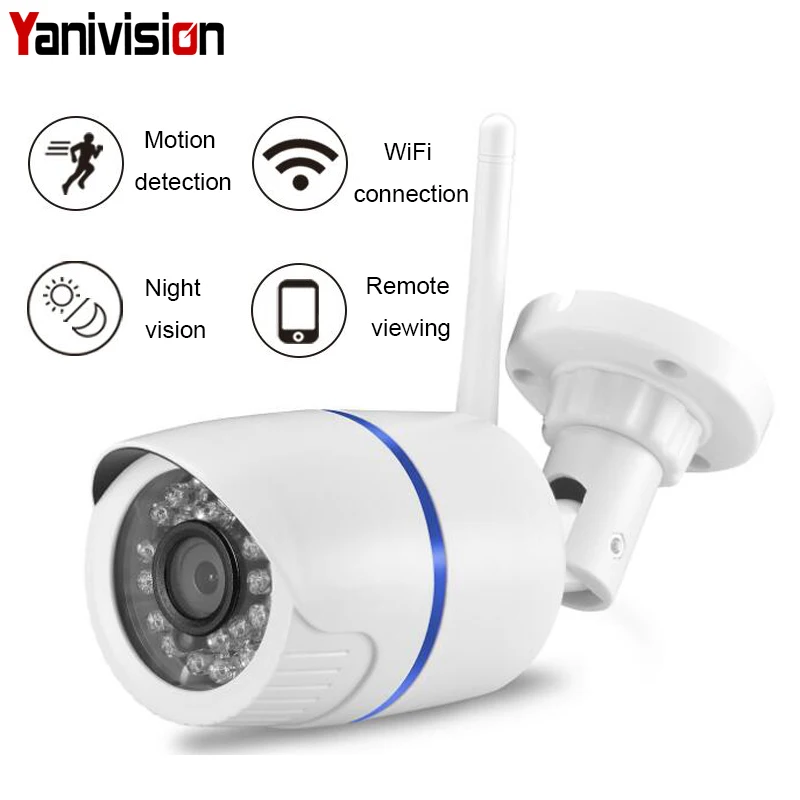 1080P WiFi IP камера 2MP Wi fi беспроводная сетевая P2P наружная пулевая обнаружения