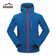 Стиль Для мужчин зимние мягкие В виде ракушки Походные Куртки Спортивная с капюшоном Кемпинг походы Водонепроницаемый флис Пальто для будущих мам