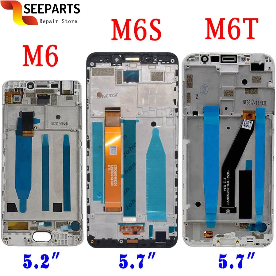 

Meizu M6 LCD Display Touch Screen Digitizer M711H M711M M711Q M6S LCD M712H M712Q For 6T MEIZU M6T LCD M811Q Screen Replacement