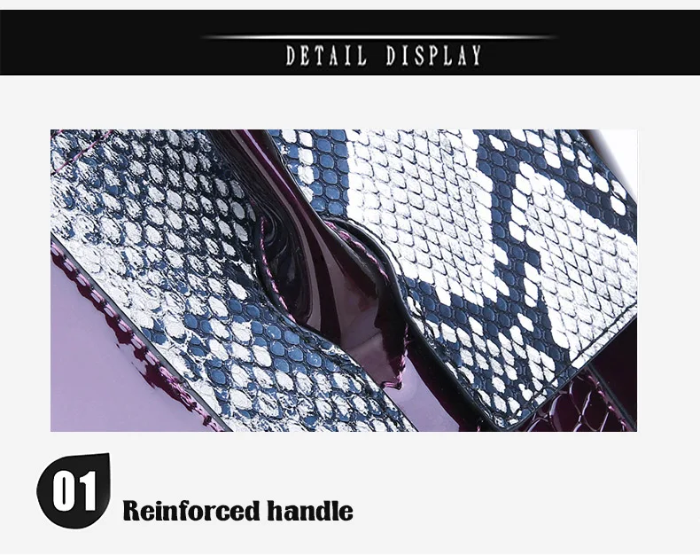 Women's Luxury Alligator Patent Leather Handbag Luxury Crocodile Women Tote Red Black Purple Snakeskin New Designer Shoulder Bag (22)