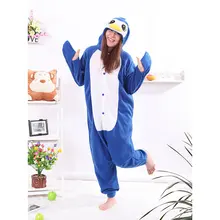 Eight Up синий пингвин комбинезоны унисекс пижамы для взрослых Кигуруми костюмы для косплея животных комбинезон для сна для мужчин Famale