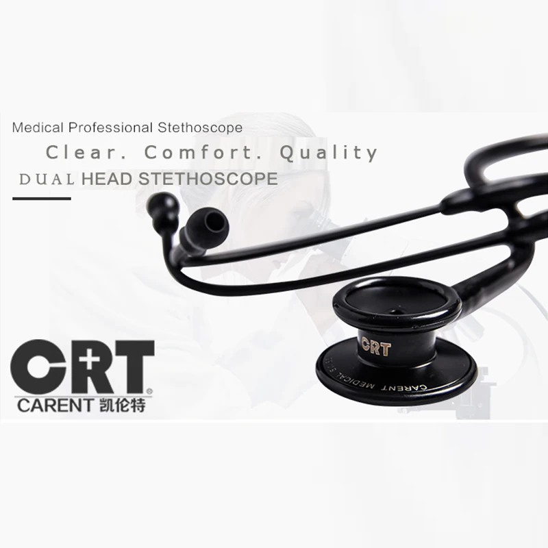 Высокое качество Swiss Carent CRT868 двойная головка двойного назначения медицинский стетоскоп 8 цветов доктор здравоохранения больница