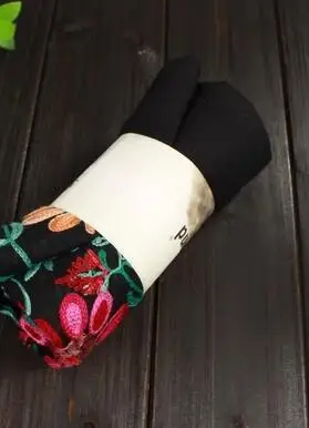YoYiKamomo женский шарф японский Mori Girl Цветочный вышитый хлопковый льняной Национальный винтажный большой шарф модный длинный шарф - Цвет: 7