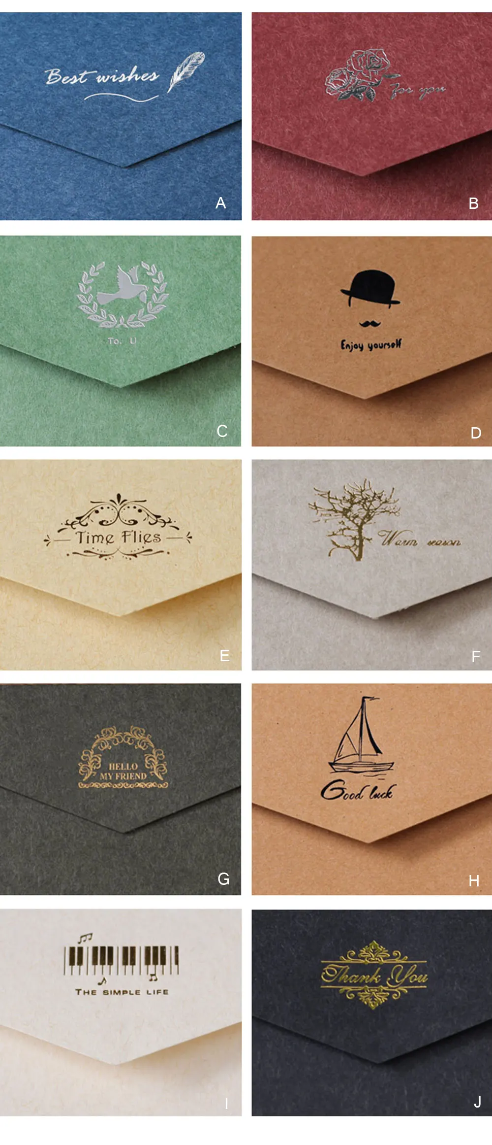 JWHCJ европейские винтажные печатные конверты для горячего тиснения из крафт-бумаги Kawaii школьные принадлежности конверт для свадьбы письмо-приглашение