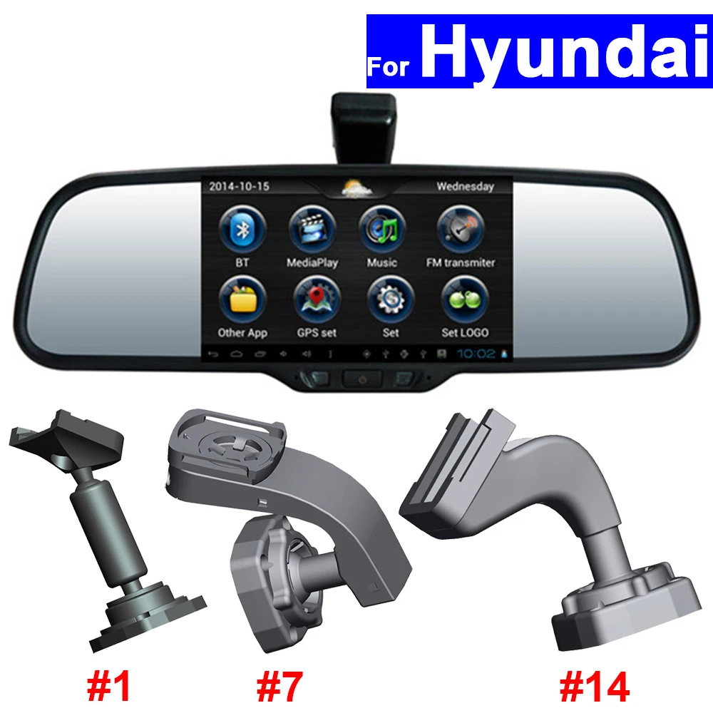 

Car Rear View Mirror DVR GPS Navi for Hyundai IX25 IX35 IX45 StantaFe Elantra Verna Sonata Sorento Sportage Android Auto Monitor