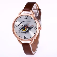 Nuevo Reloj de Señoras de Cuarzo Pequeña Correa Ojos Dial Reloj de pulsera para Las Mujeres Reloj de La Muchacha Regalo relogio feminino