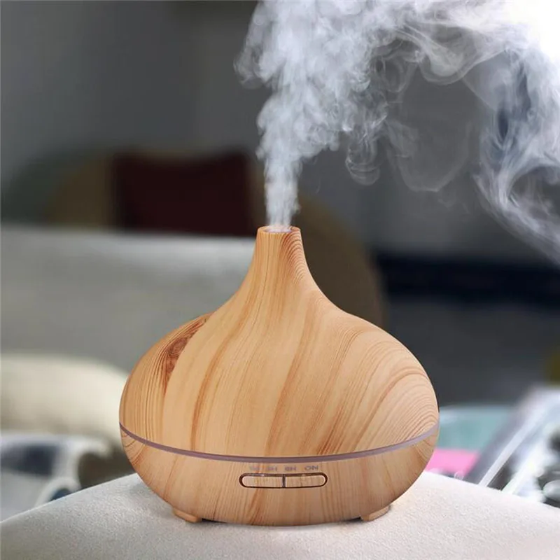 Beste Eworld Luchtbevochtiger Essenti euml;le Olie Diffuser Aroma Lamp Aromatherapie Elektrische Geurverspreider Mist Maker voor Kantoor Thuis Hout