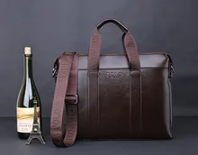 2016 Men Casual Briefcase Business Shoulder Bag Leather Messenger Bags Computer Laptop Handbag Bag Men’s Travel Bags D102