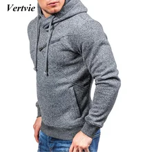 Vertvie Для мужчин спортивная куртка с капюшоном Длинные рукава бег