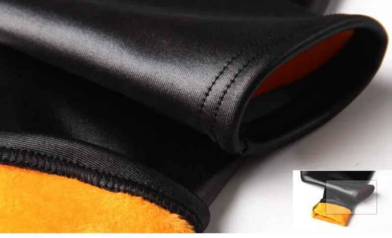 COOTELILI Children Baby Black Leather Pants For Kids Girls Leggings Plus Velvet Girl Kids Winter Pants Thickening Girls' Trouser (5)