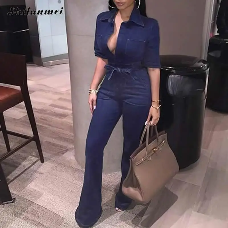 jumpsuit with jean jacket