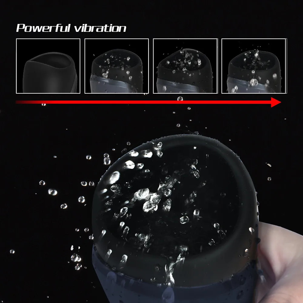 Male Automatic Masturbator Cup Glans VibratorPenis Massage 14 Modes Sex Machine USB Charge Delay Training Adults Sex Toy for Men (7)