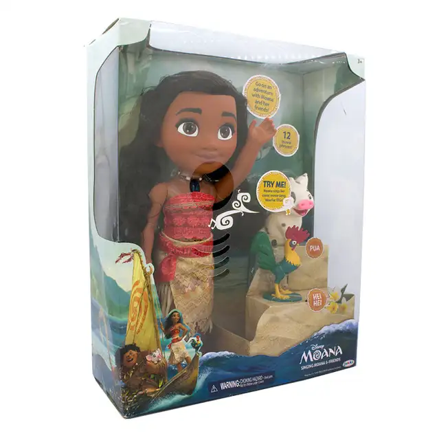 disney princess moana singing doll includes animal friends pua and heihei