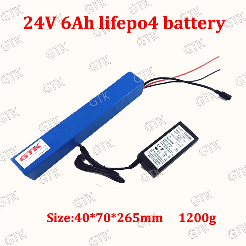 Аккумулятор Lifepo4 32650 24 в 6 ач с зарядным устройством В 10 Ач 12 lifepo4 для скутера