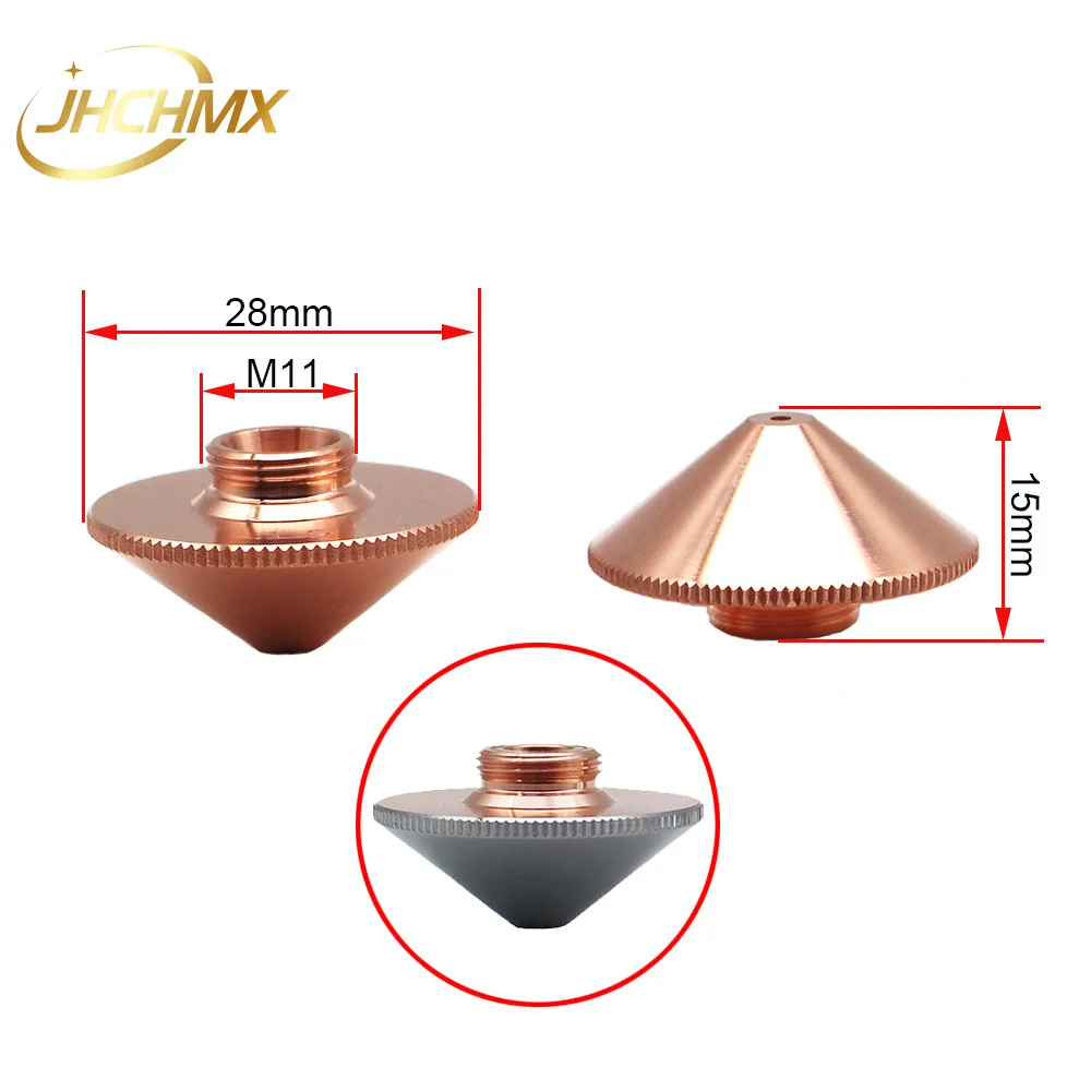 JHCHMX Precitec WSX Хан сопла один/двойной слой диам. 28 мм H15 M11 Калибр 0,8-4,0 мм P0591-571-0001 сопла с фабрики