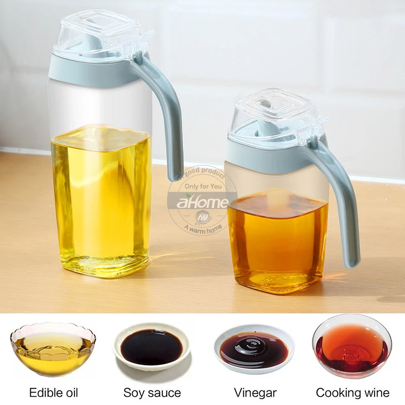 Kitchen leak proof Oil Bottle Liquid seasoning bottle sealed transparent oil pot soy sauce vinegar bottles Kitchen supplies