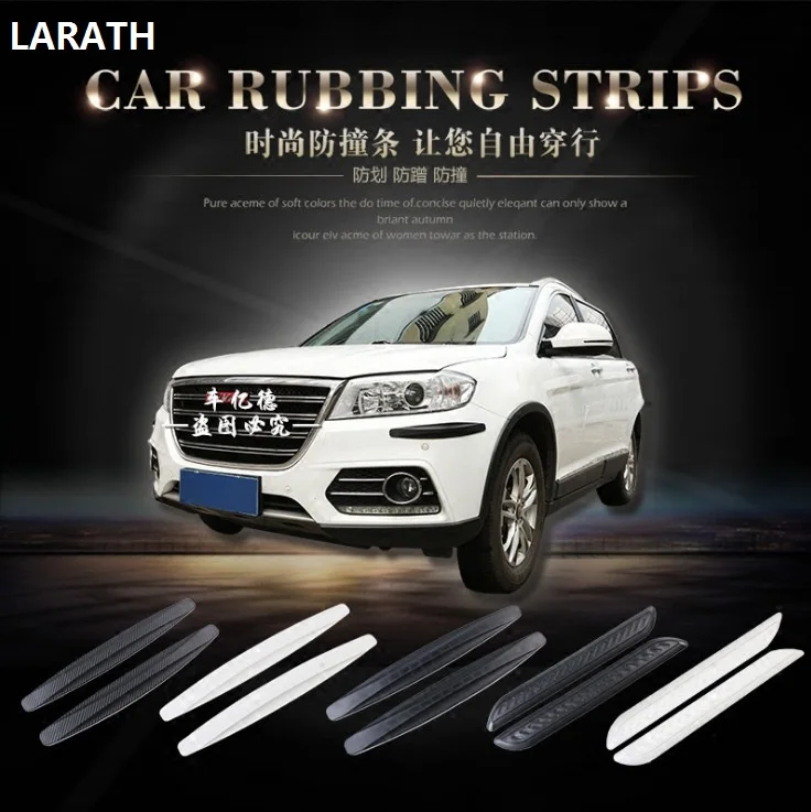 LARATH Car Anti-collision Strip Bumper Protector Car Crash Bar Anti-rub Bar Retail Bumper Crash Styling Mouldings Hot Sale ttcr ii car styling for maserati levante accessories anti collision strip crash bumper protector door guard rubbing trim strip