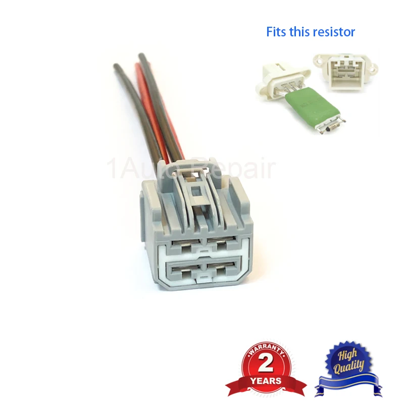 LOPPEYO Blower Motor Resistor Fit For Ford Mondeo MK3 Fusion Fiesta V 3S7H19E624AB 9140010463 9 140 010 463 Blower Motor Fan Resistor 