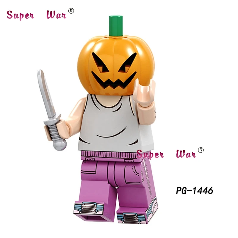 Один Хэллоуин ужас Джордж Беверли Pennywise клоун выбран Jacobs тема строительные блоки Модель Кирпичи игрушки для детей - Цвет: PG1446
