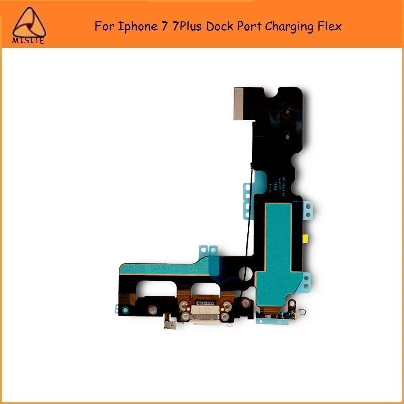 20pcs lot High Quality Charging Port Charger Dock Connector With Headphone Jack Audio Mic Antenna Flex Cable For iPhone 7 plus